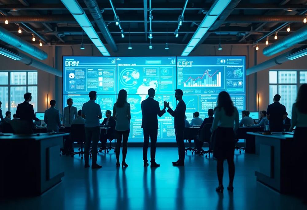 futuristic office