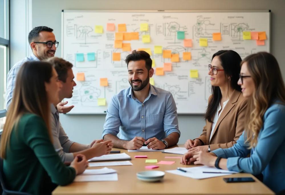 team brainstorming